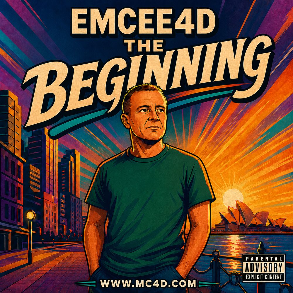 EMCEE4D cover artwork for The Beginning