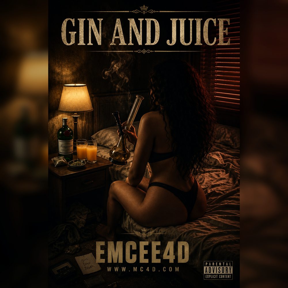 EMCEE4D cover artwork for Gin and Juice